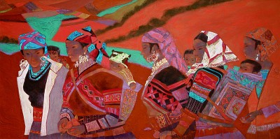 壁上丹青耀新辉——敦煌壁画对现当代工笔人物画的毓养 壁上丹青耀新辉——敦煌壁画对现当代工笔人物画的毓养